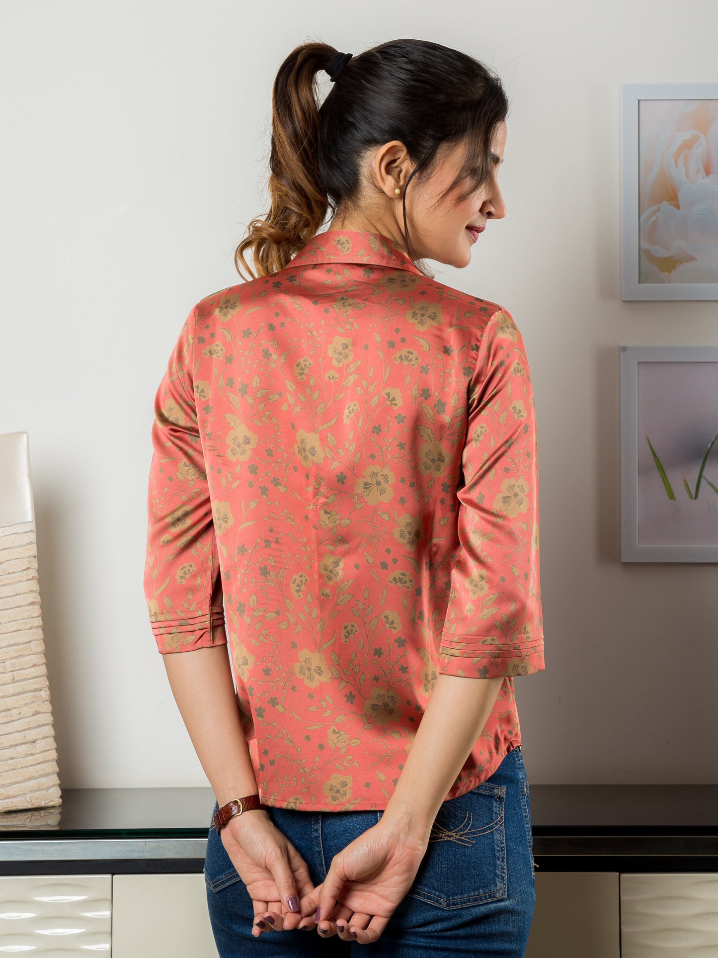 Maya Satin Shirt