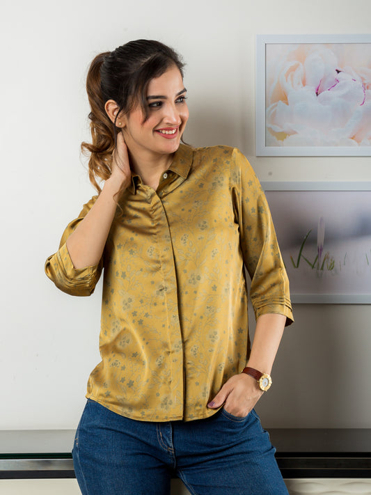 RUMI SATIN SHIRT