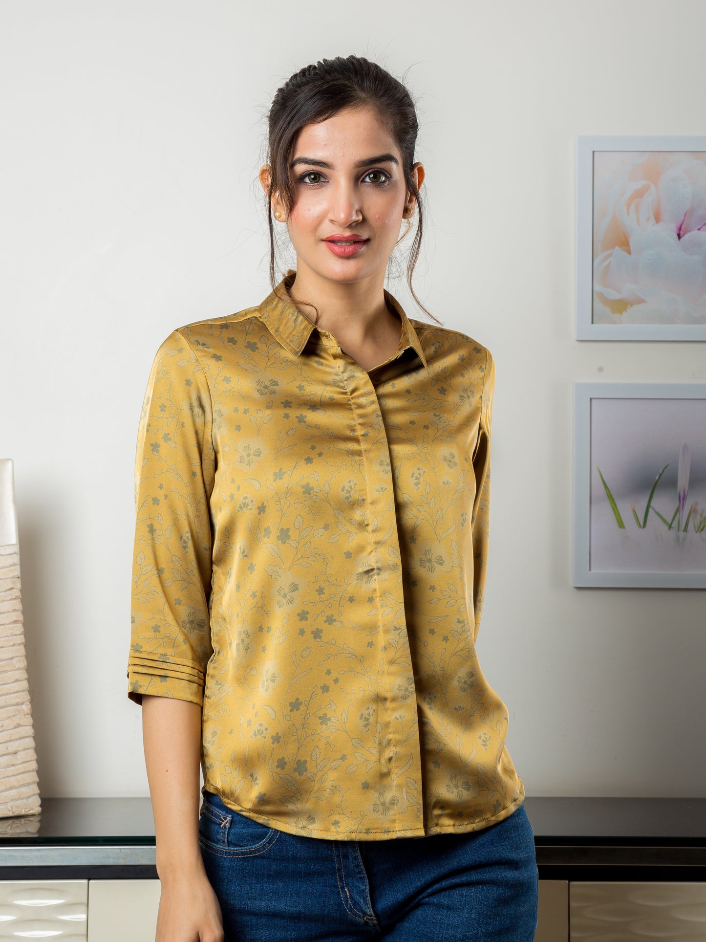 RUMI SATIN SHIRT