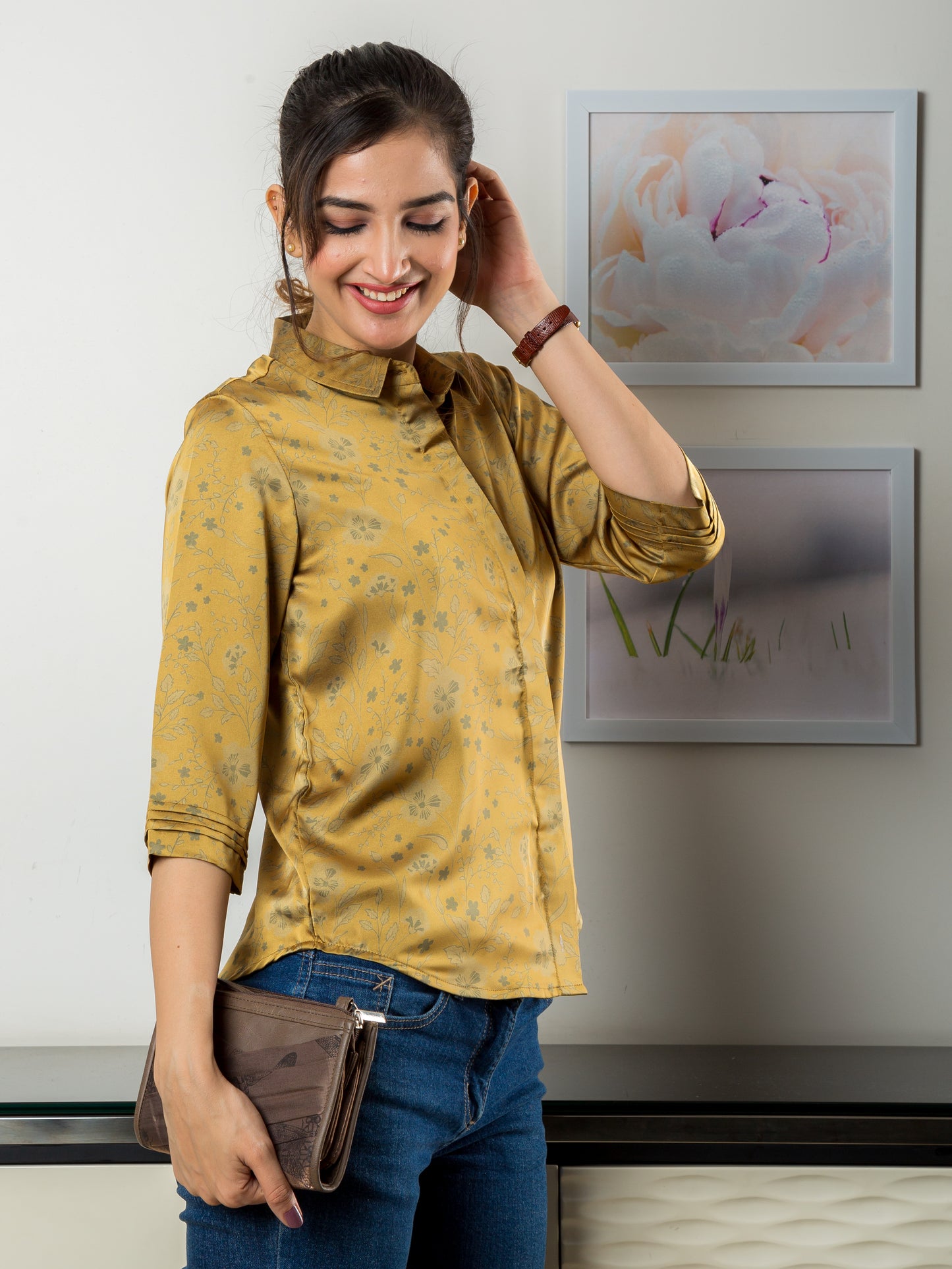 RUMI SATIN SHIRT