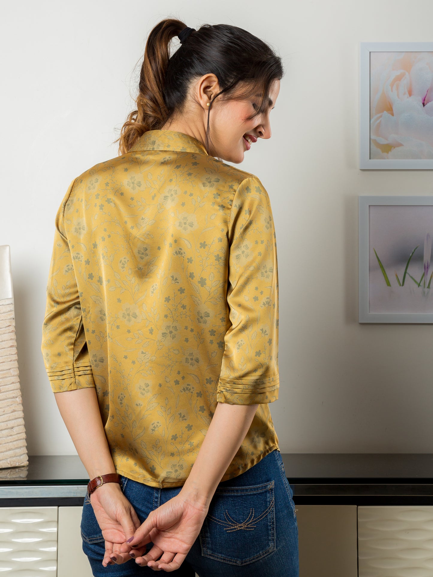 RUMI SATIN SHIRT