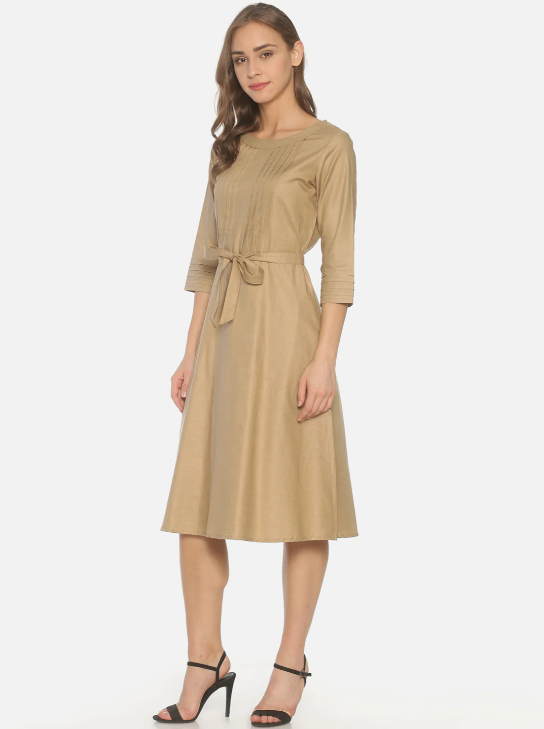 Daydream "Pure Cotton" Pleated Dress